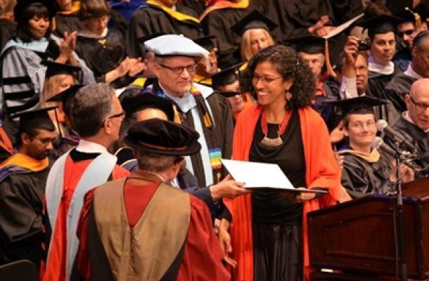 NVCC's Fulbright Scholar Oonya Kempadoo Receives Honorary Associate in Arts Degree