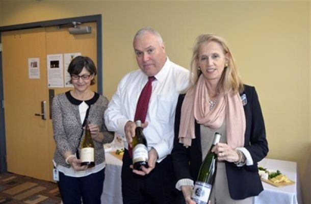 Alumni Pour In for First Social and Wine Tasting