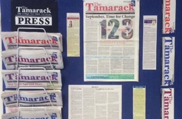Naugatuck Valley Community College Student Newspaper, The Tamarack Honored for Excellence in Journalism