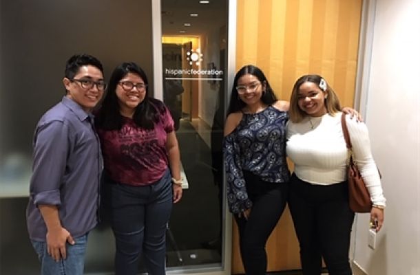 Hispanic Federation Sponsors NVCC Students to Participate in Mentoring Intensive