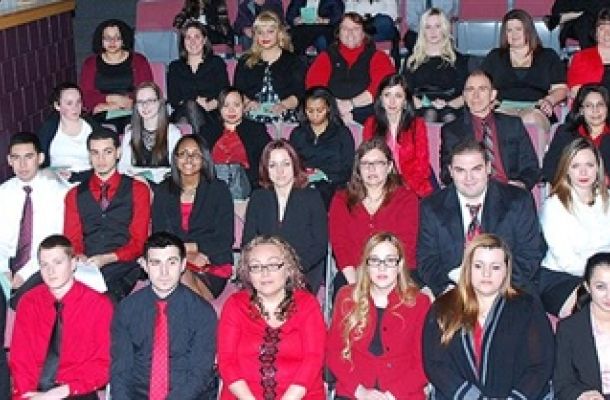 NVCC Business Students Inducted into Alpha Beta Gamma Honor Society