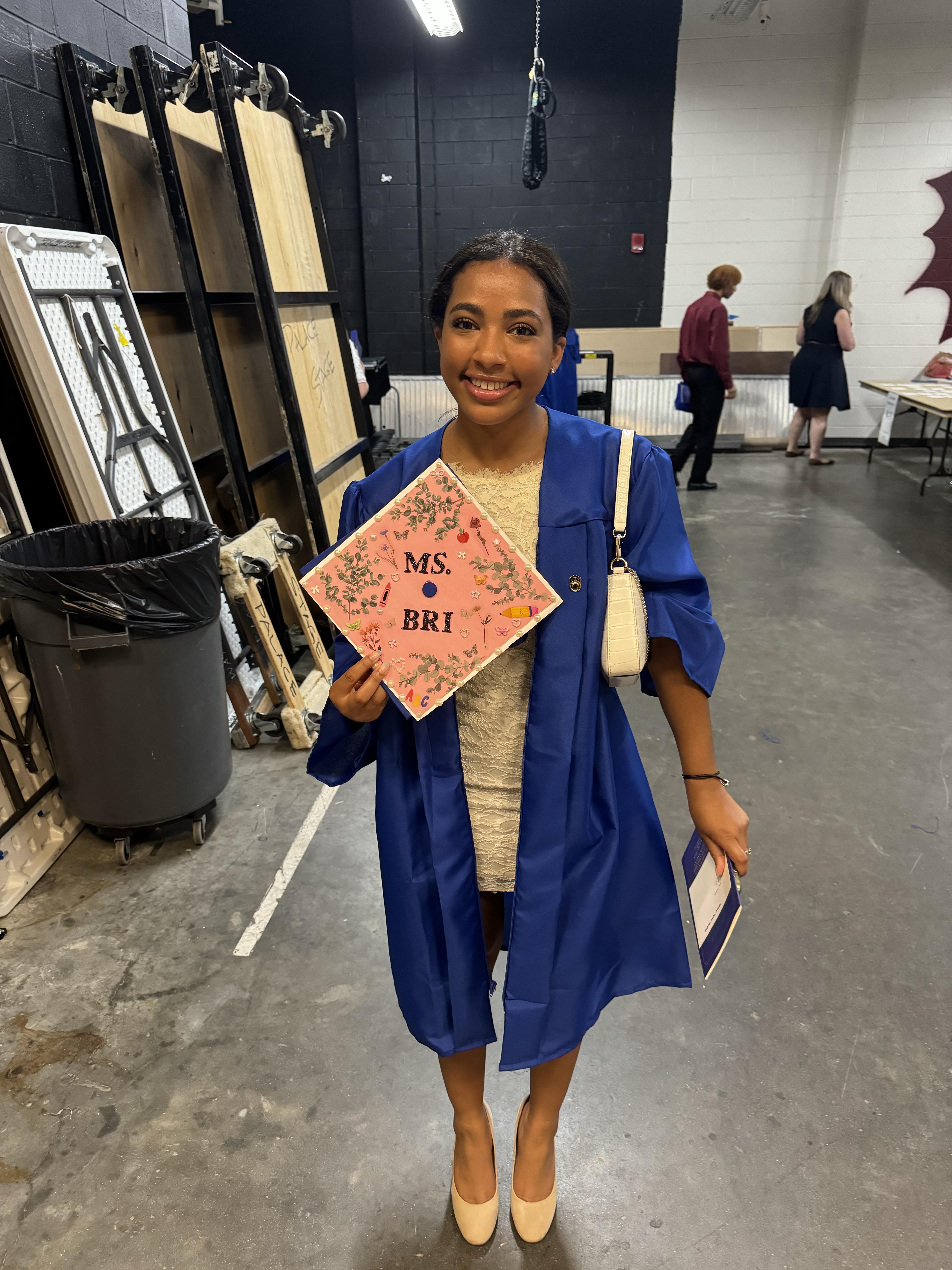 CT State Naugatuck Valley Student Preparing for Commencement Ceremony