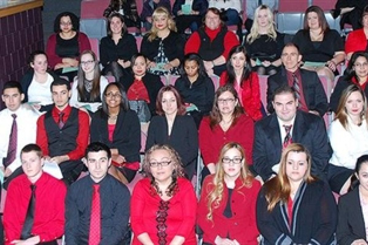 NVCC Business Students Inducted into Alpha Beta Gamma Honor Society